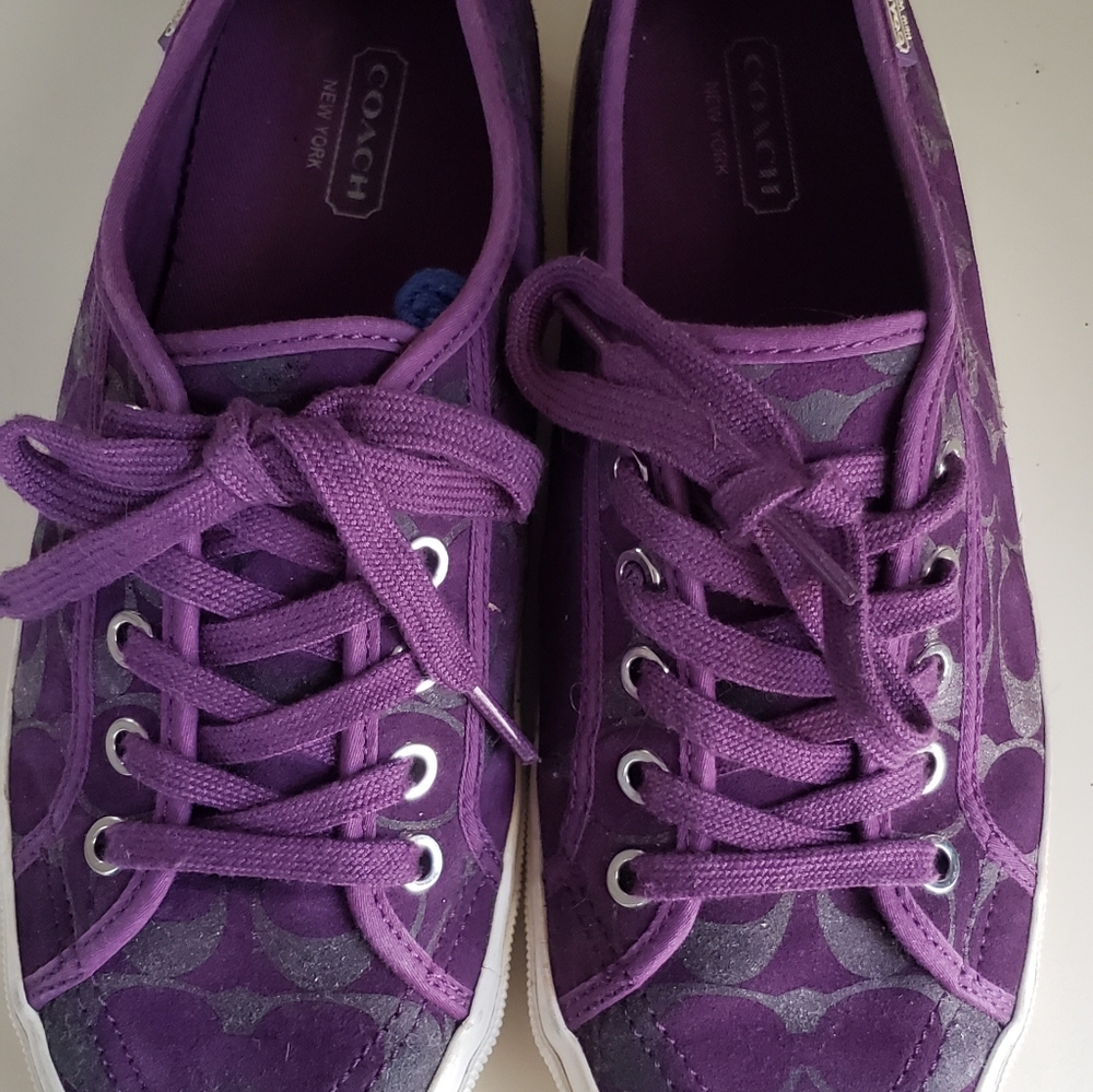 Coach Kalyn Casual Fashion Purple Sneaker 8.5